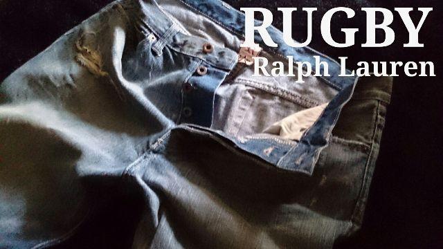 【RUGBY】希少 ラルフローレン Vintage Relaxed デストロイジーンズ 32/L.Wash < ブランド 【RUGBY】希少 ラルフローレン Vintage Relaxed デストロイジーンズ 32/L.Wash < ブランドの