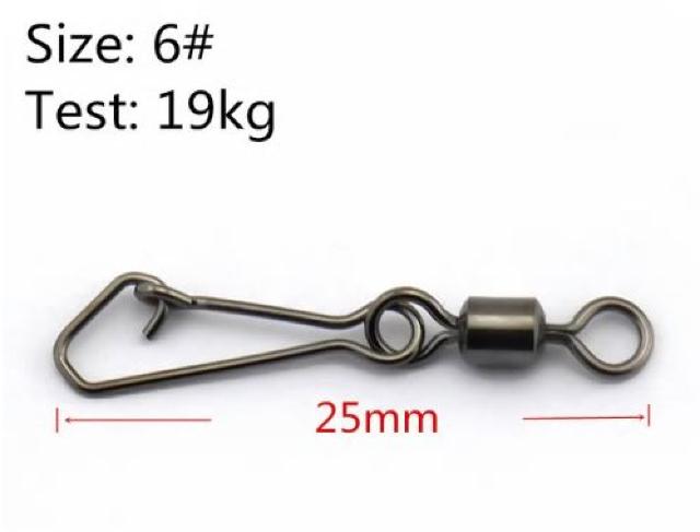 6# 25mm 19kg 20個 ローリングサルカン パワースイベル < レジャー/スポーツ 6# 25mm 19kg 20個 ローリングサルカン パワースイベル < レジャー/スポーツの