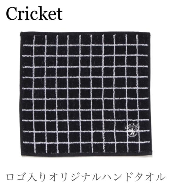 SALE●クリケット【タグ付き】ロゴ入り刺繍タオルハンカチ●黒 < 男性ファッション  SALE●クリケット【タグ付き】ロゴ入り刺繍タオルハンカチ●黒  < 男性ファッションの