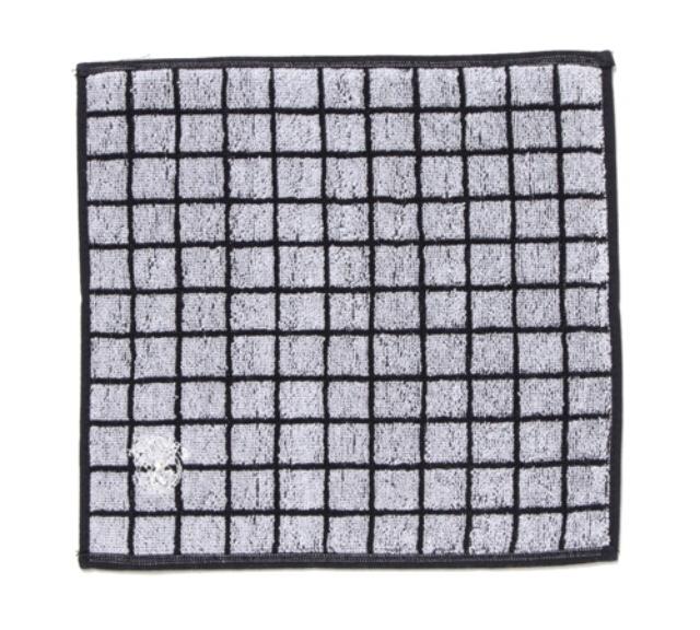 SALE●クリケット【タグ付き】ロゴ入り刺繍タオルハンカチ●黒 < 男性ファッション  SALE●クリケット【タグ付き】ロゴ入り刺繍タオルハンカチ●黒 < 男性ファッションの