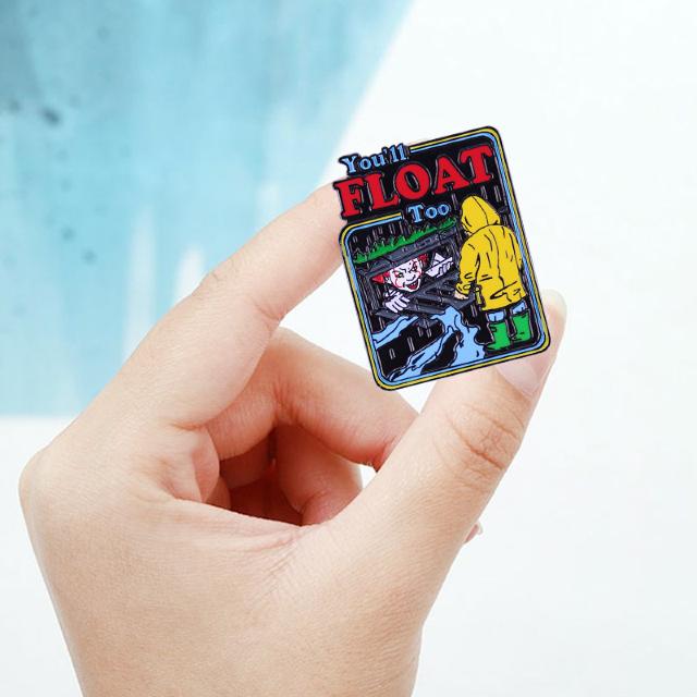 新品 IT/イット ペニーワイズ ピンブローチ < 男性アクセサリー/時計  新品 IT/イット ペニーワイズ ピンブローチ < 男性アクセサリー/時計の