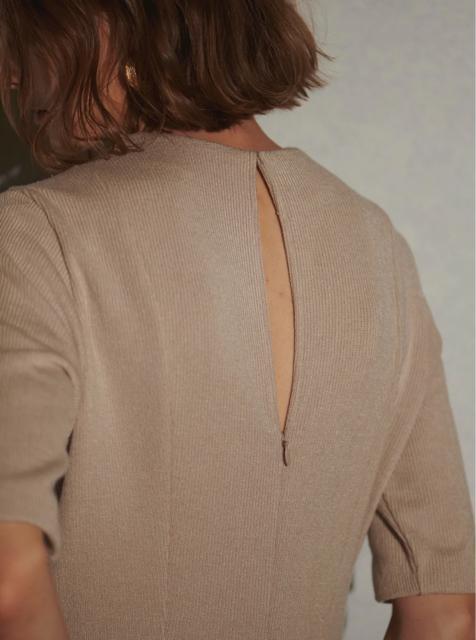 LORL'OrMermaidRibDressSandBeigeS}[ChuhXThx[W  t@bV 