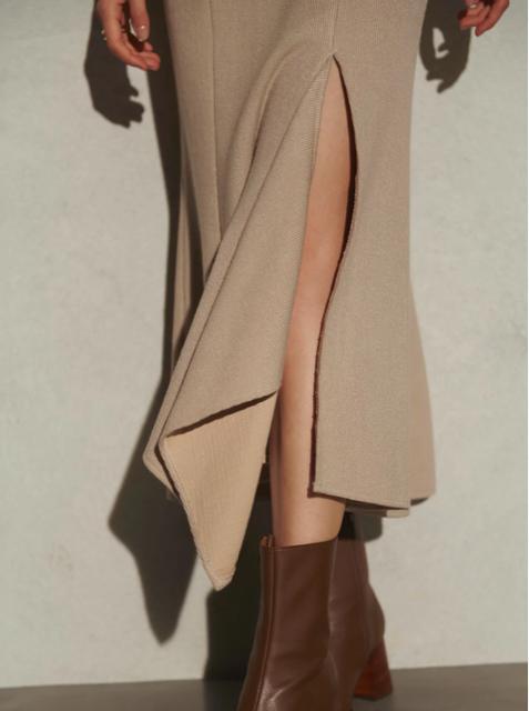 LORL'OrMermaidRibDressSandBeigeS}[ChuhXThx[W  t@bV 