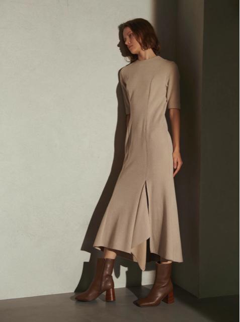 LORL'OrMermaidRibDressSandBeigeS}[ChuhXThx[W  t@bV 