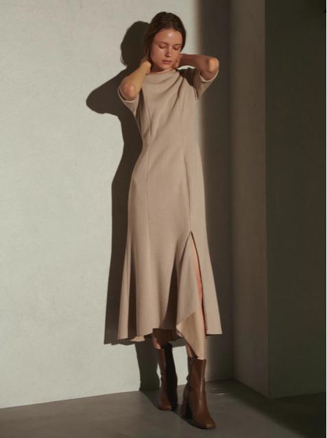 LORL'OrMermaidRibDressSandBeigeS}[ChuhXThx[W  t@bV 