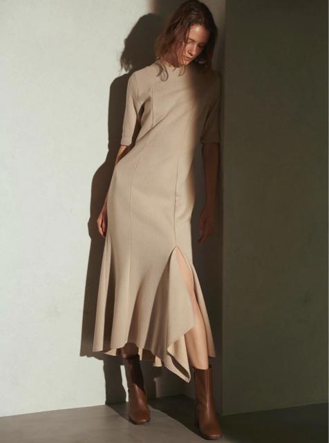 LORL'OrMermaidRibDressSandBeigeS}[ChuhXThx[W  t@bV 