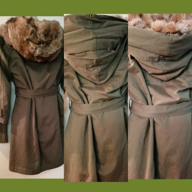 ★限定価格JEANASIS超スタイリッシュモッズコートまさに2着美品高級品薄ラビットファーフード付きベルト付体型カバーくびれ < 女性ファッション  ★限定価格JEANASIS超スタイリッシュモッズコートまさに2着美品高級品薄ラビットファーフード付きベルト付体型カバーくびれ < 女性ファッションの