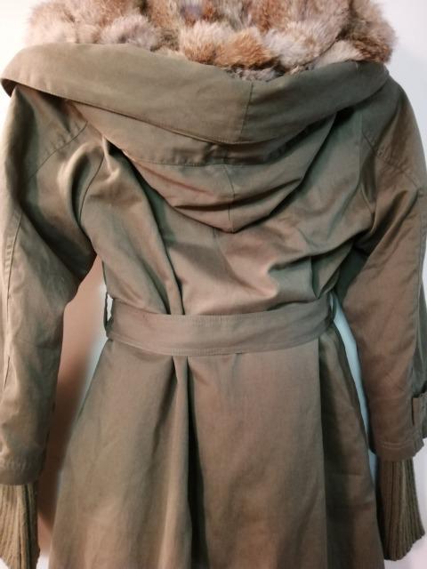 ★限定価格JEANASIS超スタイリッシュモッズコートまさに2着美品高級品薄ラビットファーフード付きベルト付体型カバーくびれ < 女性ファッション  ★限定価格JEANASIS超スタイリッシュモッズコートまさに2着美品高級品薄ラビットファーフード付きベルト付体型カバーくびれ < 女性ファッションの