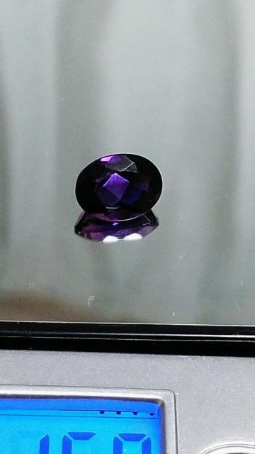 ブラジル産★美しい濃紫のアメジストのルース1.35ct < 女性アクセサリー/時計 ブラジル産★美しい濃紫のアメジストのルース1.35ct < 女性アクセサリー/時計の