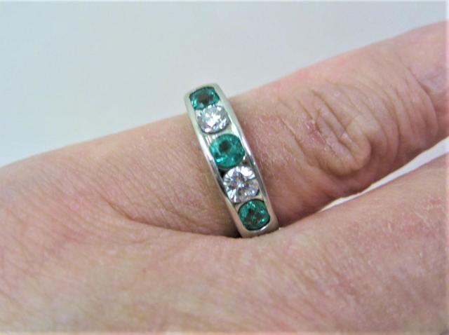 Pt900v`i O w Gh 0.48ct _C 0.38ct  ANZT[/v 