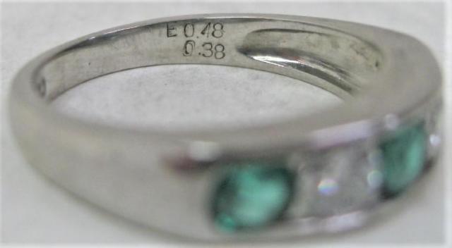 Pt900v`i O w Gh 0.48ct _C 0.38ct  ANZT[/v 