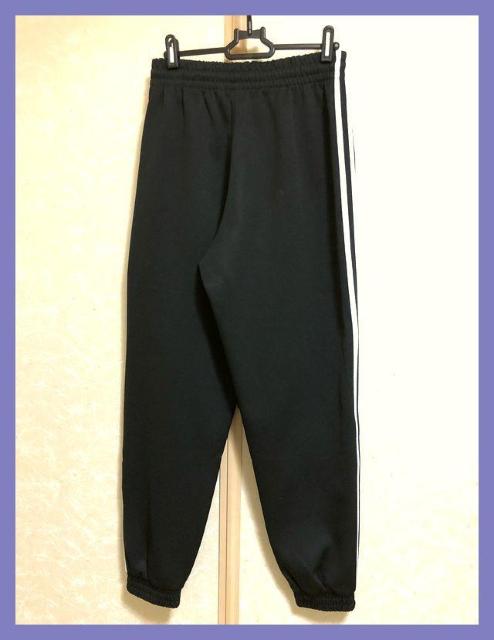 ☆アディダス☆超美品☆刺繍ロゴマークラインジャージジョガーパンツ黒OT☆ < ブランド ☆アディダス☆超美品☆刺繍ロゴマークラインジャージジョガーパンツ黒OT☆ < ブランドの