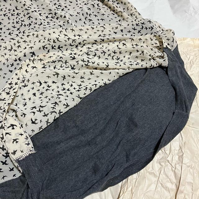 【NOMBRE IMPAIR】 鳥柄 / ノースリーブ チュニック / F ノンブルアンペール < 女性ファッション 【NOMBRE IMPAIR】 鳥柄 / ノースリーブ チュニック / F ノンブルアンペール < 女性ファッションの