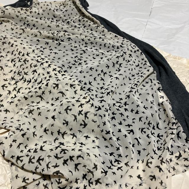 【NOMBRE IMPAIR】 鳥柄 / ノースリーブ チュニック / F ノンブルアンペール < 女性ファッション 【NOMBRE IMPAIR】 鳥柄 / ノースリーブ チュニック / F ノンブルアンペール < 女性ファッションの