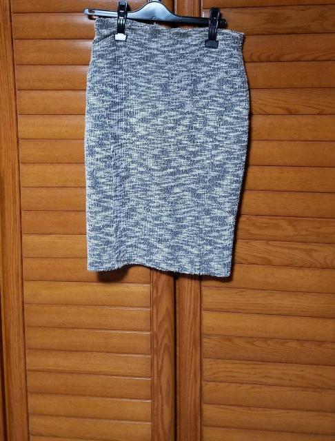 秋物 スリムライン ストスカート グレー ニット < 女性ファッション  秋物 スリムライン ストスカート グレー ニット  < 女性ファッションの