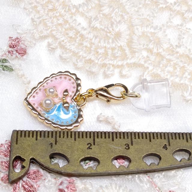 ハンドメイド☆コネクターキャップ☆type-C専用☆ハートサクランボ < 女性ファッション ハンドメイド☆コネクターキャップ☆type-C専用☆ハートサクランボ < 女性ファッションの