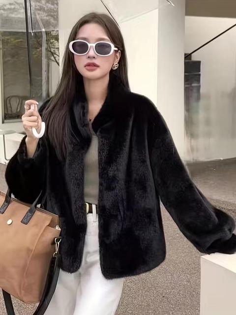 超お買い得4890円★フォックスファーオープンフロントファジーコート、エレガントなアウターウェア 日本サイズLベージュ < 女性ファッション 超お買い得4890円★フォックスファーオープンフロントファジーコート、エレガントなアウターウェア 日本サイズLベージュ < 女性ファッションの