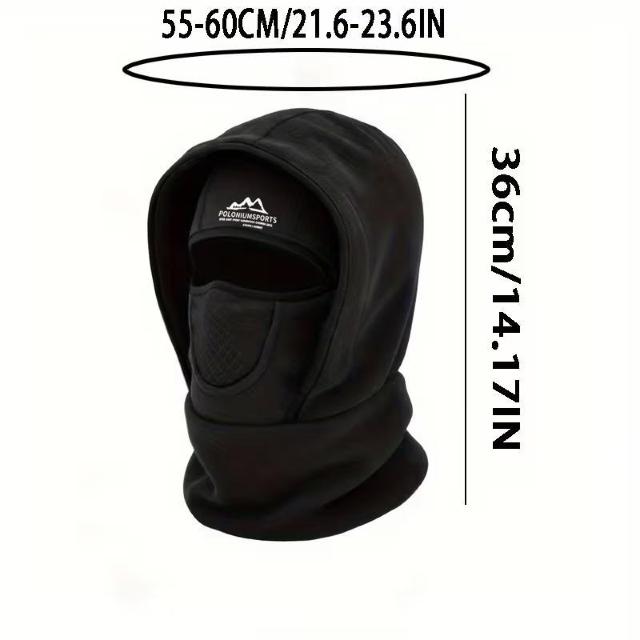 お試し価格1390円★メンズ バラクラバ 防風フェイスマスク&ネックウォーマー 寒さ対策 - 通気性イヤーフラップ&鼻カバー付 黒 < 男性ファッション お試し価格1390円★メンズ バラクラバ 防風フェイスマスク&ネックウォーマー 寒さ対策 - 通気性イヤーフラップ&鼻カバー付 黒 < 男性ファッションの