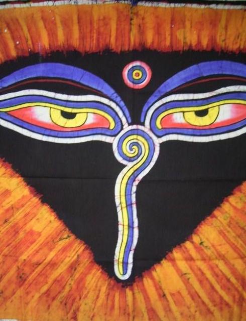 アジアン♪バティックタペストリー *仏眼2* < インテリア/ライフ  アジアン♪バティックタペストリー *仏眼2* < インテリア/ライフの