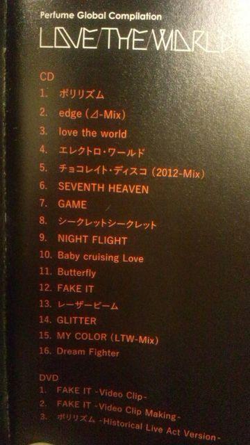 !A!Perfume/LOVE THE WORLD/CD+DVDi!  ^gObY 