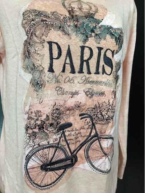 キラキラ刺繍入りセーター 韓国製 フリーサイズ < 女性ファッション  キラキラ刺繍入りセーター 韓国製 フリーサイズ < 女性ファッションの