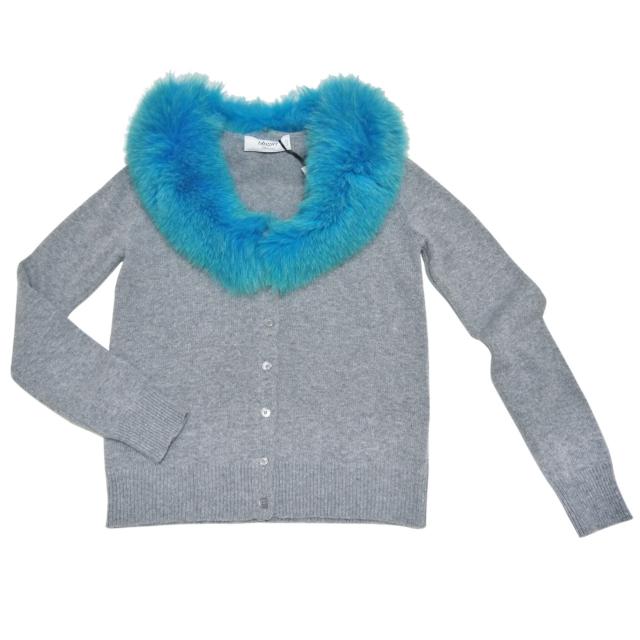 新品ブルーガールblugirlFOXファー襟カーディガン グ < ブランド 新品ブルーガールblugirlFOXファー襟カーディガン グ < ブランドの