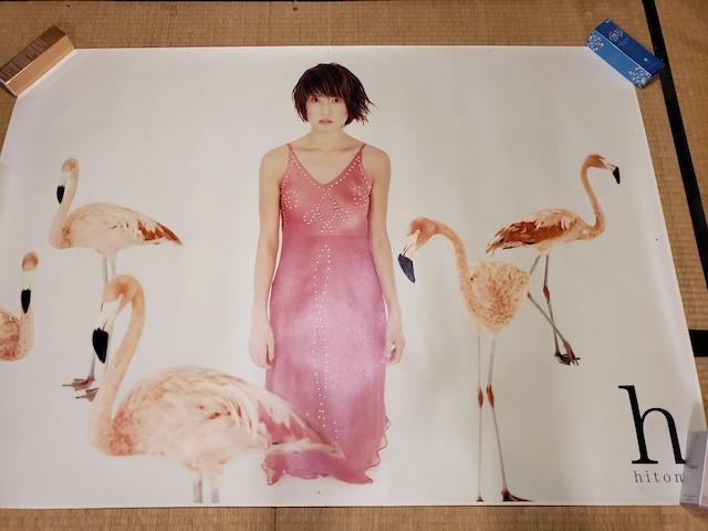 hitomi 超特大ポスター ベストアルバム「h」フラミンゴ < タレントグッズ  hitomi 超特大ポスター ベストアルバム「h」フラミンゴ  < タレントグッズの