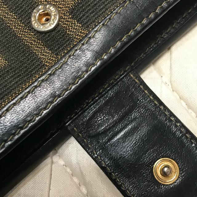 正規品 フェンディ ズッカ 2つ折り ウォレット 長財布 ブラウン 良品 < ブランド  正規品 フェンディ ズッカ 2つ折り ウォレット 長財布 ブラウン 良品 < ブランドの