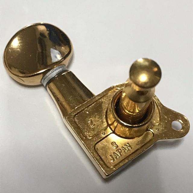 ペグ タカミネ 1個 ゴトー製 1.2.3弦用 ゴールド < ホビー  ペグ タカミネ 1個 ゴトー製 1.2.3弦用 ゴールド < ホビーの