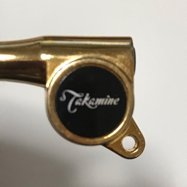 ペグ タカミネ 1個 ゴトー製 1.2.3弦用 ゴールド < ホビー  ペグ タカミネ 1個 ゴトー製 1.2.3弦用 ゴールド < ホビーの