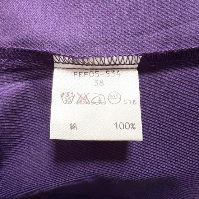 【美品】BURBERRY BLUE LABELコットン長袖シャツ/サイズM < ブランド  【美品】BURBERRY BLUE LABELコットン長袖シャツ/サイズM < ブランドの