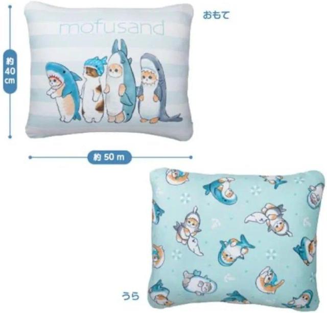 モフサンド スクエアクッション サメにゃんがいっぱい モフにゃん < アニメ/コミック/キャラクター モフサンド スクエアクッション サメにゃんがいっぱい モフにゃん < アニメ/コミック/キャラクターの