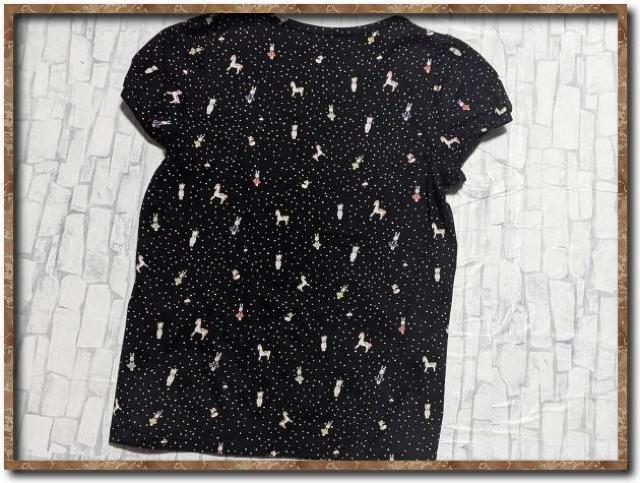 シェリーラファム プリントカットソー 黒 < ブランド  シェリーラファム プリントカットソー 黒 < ブランドの