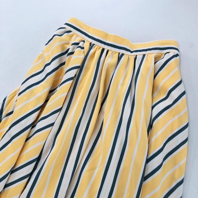 ◆mysty woman/ミスティウーマン◆アシンメトリーフレアスカート★イエローF*フィッシュテールスカート♪秋コーデ < ブランド  ◆mysty woman/ミスティウーマン◆アシンメトリーフレアスカート★イエローF*フィッシュテールスカート♪秋コーデ < ブランドの