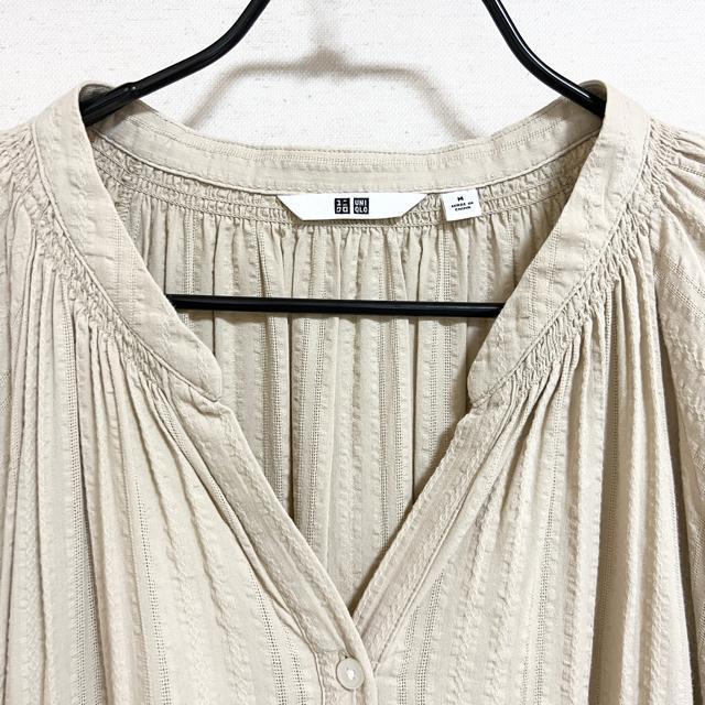 【美品】7分袖シャツワンピース|UNIQLO|サイズM|コットン < 女性ファッション  【美品】7分袖シャツワンピース|UNIQLO|サイズM|コットン < 女性ファッションの