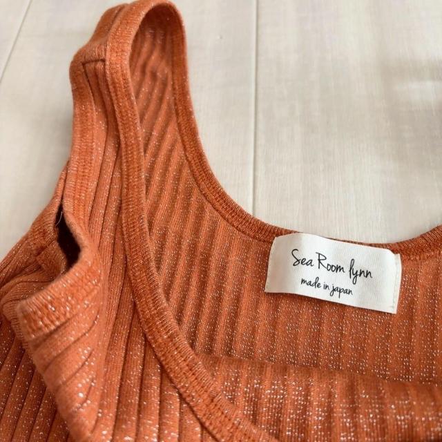 ◆SeaRoomlynn/シールームリン◆ラメ入りマキシワンピース★テラコッタF*秋コーデ♪ギャル美品 < ブランド  ◆SeaRoomlynn/シールームリン◆ラメ入りマキシワンピース★テラコッタF*秋コーデ♪ギャル美品 < ブランドの