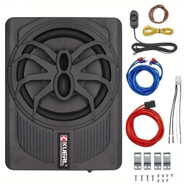 ドンドン鳴る重低音 10インチ 800Wサブウーファー レインボーLED 薄型ウーハーシステム 音量コントローラー付本格派超重低音 < 自動車/バイク ドンドン鳴る重低音 10インチ 800Wサブウーファー レインボーLED 薄型ウーハーシステム 音量コントローラー付本格派超重低音 < 自動車/バイク