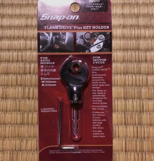 スナップオン キーホルダー スパナ型 ブラック < 男性ファッション スナップオン キーホルダー スパナ型 ブラック < 男性ファッションの