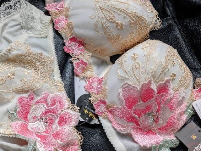 Wacoal/ワコール/salute/サルート/店舗限定/68G/夕陽の余韻/G65&ノーマルショーツM/2点セット/アイボリー < 女性ファッション Wacoal/ワコール/salute/サルート/店舗限定/68G/夕陽の余韻/G65&ノーマルショーツM/2点セット/アイボリー < 女性ファッションの