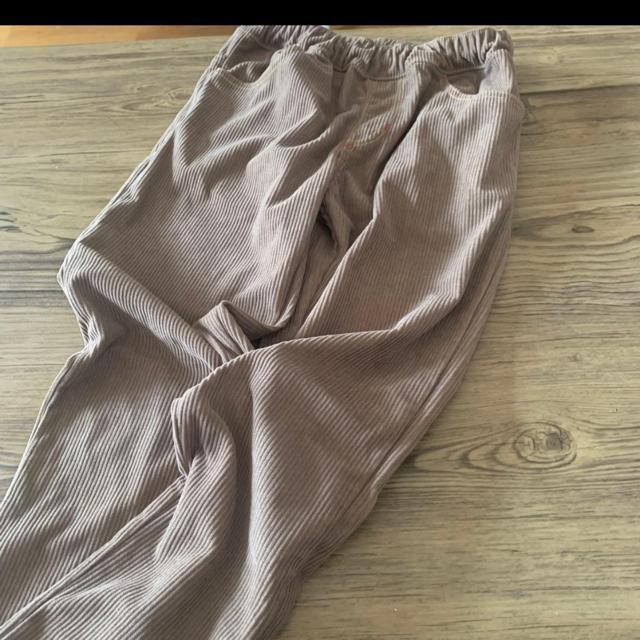 茶色☆シンプル☆ストライプ☆デザイン☆パンツ。サイズ130 < キッズ/ベビー 茶色☆シンプル☆ストライプ☆デザイン☆パンツ。サイズ130 < キッズ/ベビーの