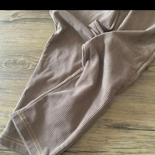 茶色☆シンプル☆ストライプ☆デザイン☆パンツ。サイズ130 < キッズ/ベビー 茶色☆シンプル☆ストライプ☆デザイン☆パンツ。サイズ130 < キッズ/ベビーの