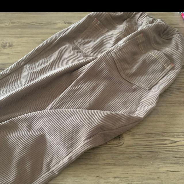 茶色☆シンプル☆ストライプ☆デザイン☆パンツ。サイズ130 < キッズ/ベビー 茶色☆シンプル☆ストライプ☆デザイン☆パンツ。サイズ130 < キッズ/ベビーの