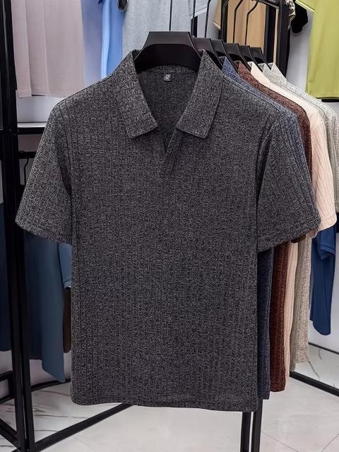 超お買い得2790円★オールドマネースタイル 縦縞ポロニットシャツ USAサイズM(日本サイズXL相当)ブラックグレー < 男性ファッション 超お買い得2790円★オールドマネースタイル 縦縞ポロニットシャツ USAサイズM(日本サイズXL相当)ブラックグレー < 男性ファッションの