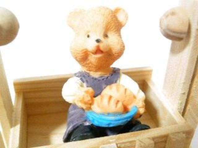 ・ゆらゆらブランコ《New》カントリー★くまさん<できたてパン> < インテリア/ライフ  ・ゆらゆらブランコ《New》カントリー★くまさん<できたてパン> < インテリア/ライフの