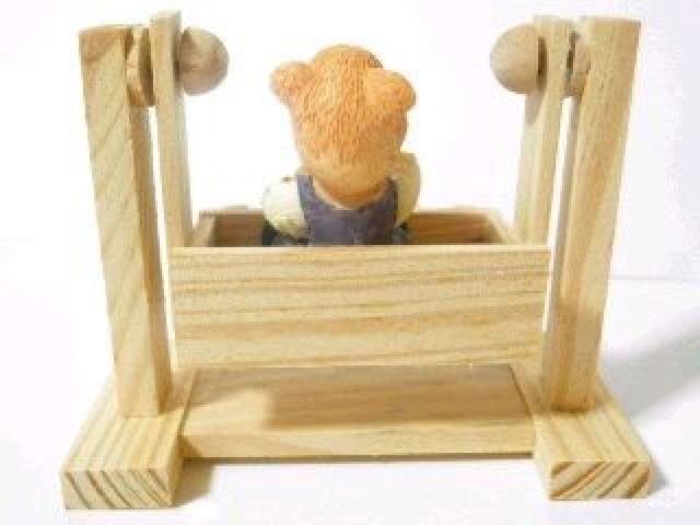 ・ゆらゆらブランコ《New》カントリー★くまさん<できたてパン> < インテリア/ライフ  ・ゆらゆらブランコ《New》カントリー★くまさん<できたてパン> < インテリア/ライフの