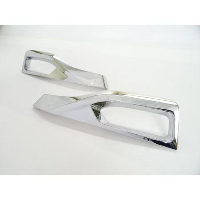 日産 クロームメッキ フォグライト フォグランプ カバー パネル ガーニッシュ リーフ LEAF ZE1 < 自動車/バイク 日産 クロームメッキ フォグライト フォグランプ カバー パネル ガーニッシュ リーフ LEAF ZE1 < 自動車/バイク