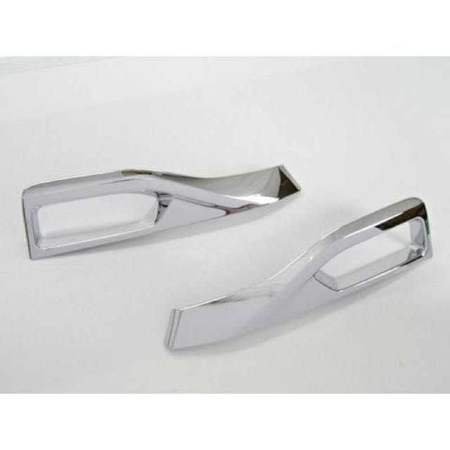 日産 クロームメッキ フォグライト フォグランプ カバー パネル ガーニッシュ リーフ LEAF ZE1 < 自動車/バイク 日産 クロームメッキ フォグライト フォグランプ カバー パネル ガーニッシュ リーフ LEAF ZE1 < 自動車/バイク
