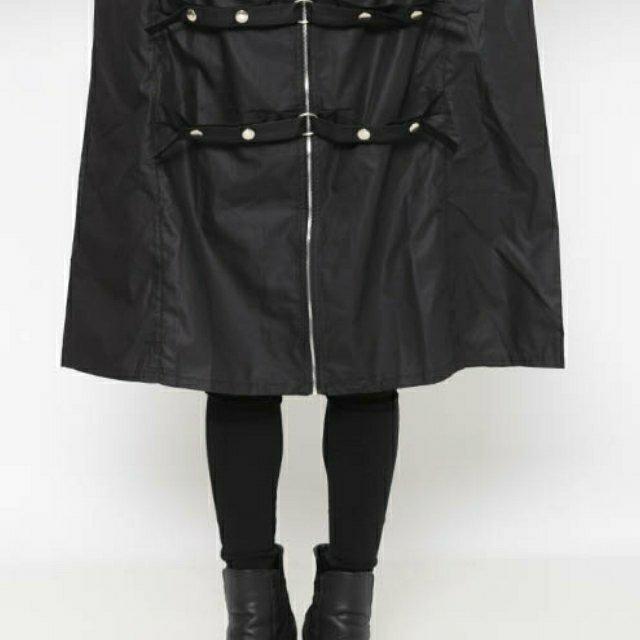 Drughoney【ユニセックス】フロントベルト装飾ジャケット風シャ < 男性ファッション  Drughoney【ユニセックス】フロントベルト装飾ジャケット風シャ < 男性ファッションの