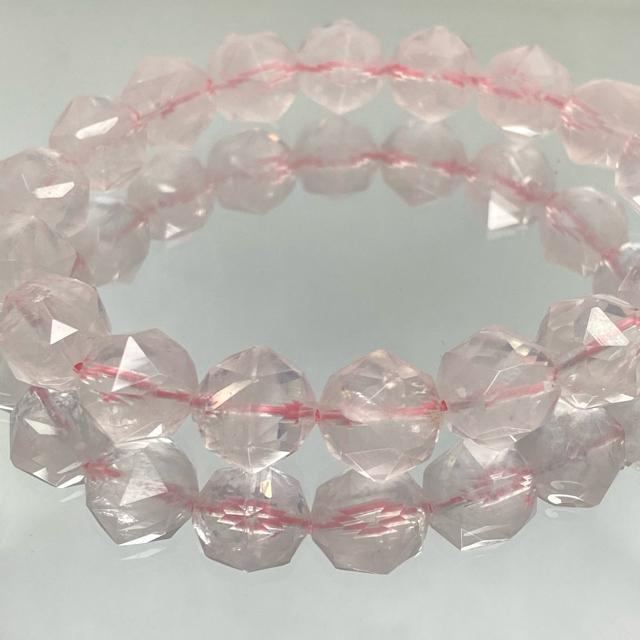 《No.459》マダガスカル産 天然石ローズクォーツ スターカット < 女性アクセサリー/時計  《No.459》マダガスカル産 天然石ローズクォーツ スターカット < 女性アクセサリー/時計の