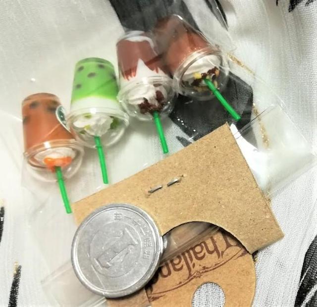 ミニチュア★スターバックス★タピオカ入り4種類セット★シルバニアやリカちゃんハウスにも★ドールハウスに★プチサイズ★スタバ★ < おもちゃ  ミニチュア★スターバックス★タピオカ入り4種類セット★シルバニアやリカちゃんハウスにも★ドールハウスに★プチサイズ★スタバ★ < おもちゃの